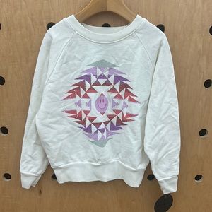 Smiley graphic sweatshirt